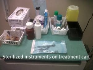 Sterile instruments