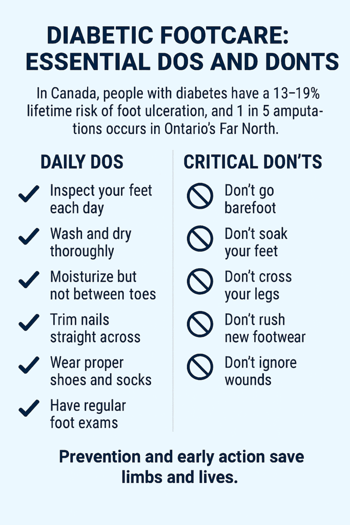 Diabetic Dos and Dont's Infographic